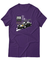 T-Shirt Αντρικό - 190E Evo 2 - Color Thumbnail Σκούρο Μωβ