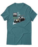 T-Shirt Αντρικό - 190E Evo 2 - Color Thumbnail Μπλε Πράσινο