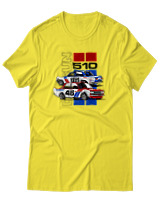 T-Shirt Αντρικό - 1971 Datsun BRE 510 - Color Thumbnail Κίτρινο