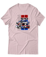 T-Shirt Αντρικό - 1971 Datsun BRE 510 - Color Thumbnail Απαλό Ροζ