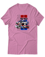 T-Shirt Αντρικό - 1971 Datsun BRE 510 - Color Thumbnail Ροζ
