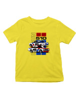 T-Shirt  Παιδικό - 1971 Datsun BRE 510 - Color Thumbnail Κίτρινο