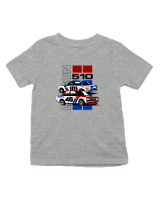 T-Shirt  Παιδικό - 1971 Datsun BRE 510 - Color Thumbnail Γκρι Μελανζέ