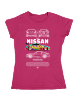 Κοριτσίστικο Κοντομανικο Παιδικό - 350Z Nissan - Color Thumbnail Φουξια