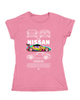Κοριτσίστικο Κοντομανικο Παιδικό - 350Z Nissan - Color Thumbnail Ροζ