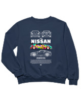 Φούτερ χωρίς κουκούλα Παιδικό - 350Z Nissan - Color Thumbnail Σκούρο Μπλε