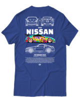 T-Shirt Αντρικό - 350Z Nissan - Color Thumbnail Μπλε Ρουά