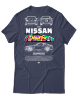 T-Shirt Αντρικό - 350Z Nissan - Color Thumbnail Μπλε Γκρι