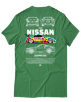 T-Shirt Αντρικό - 350Z Nissan - Color Thumbnail Πράσινο