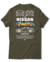 T-Shirt Αντρικό - 350Z Nissan - Color Thumbnail Χακί
