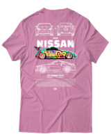 T-Shirt Αντρικό - 350Z Nissan - Color Thumbnail Ροζ