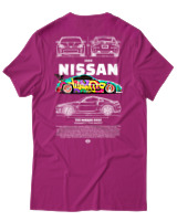 T-Shirt Αντρικό - 350Z Nissan - Color Thumbnail Φουξια