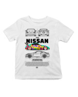 T-Shirt  Παιδικό - 350Z Nissan - Color Thumbnail 'Ασπρο