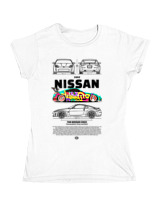 Κοριτσίστικο Κοντομανικο Παιδικό - 350Z Nissan - Color Thumbnail ΄Ασπρο