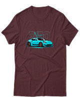 T-Shirt Αντρικό - 370 Nissan - Color Thumbnail Μπορντό