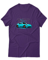 T-Shirt Αντρικό - 370 Nissan - Color Thumbnail Σκούρο Μωβ