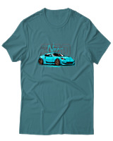 T-Shirt Αντρικό - 370 Nissan - Color Thumbnail Μπλε Πράσινο