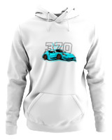 Φούτερ με κουκούλα Γυναικείο - 370 Nissan - Color Thumbnail ΄Ασπρο