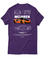 T-Shirt Αντρικό - 720S - Color Thumbnail Σκούρο Μωβ