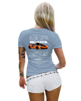 T-Shirt Στενή Γραμμή Γυναικείο - 720S - Color Thumbnail Γαλάζιο