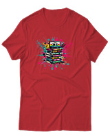 T-Shirt Αντρικό - 90s Classic - Color Thumbnail Κόκκινο