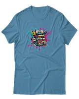 T-Shirt Αντρικό - 90s Classic - Color Thumbnail Τιρκουάζ