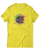 T-Shirt Αντρικό - 90s Classic - Color Thumbnail Κίτρινο