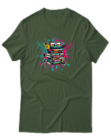 T-Shirt Αντρικό - 90s Classic - Color Thumbnail Κυπαρισσί