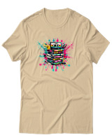 T-Shirt Αντρικό - 90s Classic - Color Thumbnail Μπεζ