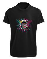 T-Shirt Fit Αντρικό - 90s Classic - Color Thumbnail Μαύρο