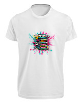 T-Shirt Fit Αντρικό - 90s Classic - Color Thumbnail 'Ασπρο