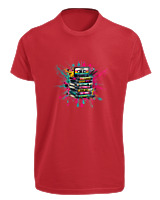 T-Shirt Fit Αντρικό - 90s Classic - Color Thumbnail Κόκκινο