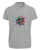 T-Shirt Fit Αντρικό - 90s Classic - Color Thumbnail Γκρι Μελανζέ