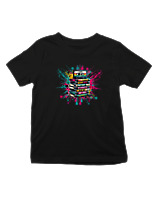 T-Shirt  Παιδικό - 90s Classic - Color Thumbnail Μαύρο
