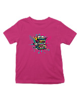 T-Shirt  Παιδικό - 90s Classic - Color Thumbnail Φουξια