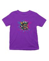 T-Shirt  Παιδικό - 90s Classic - Color Thumbnail Σκούρο Μωβ