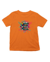 T-Shirt  Παιδικό - 90s Classic - Color Thumbnail Πορτοκαλί