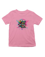 T-Shirt  Παιδικό - 90s Classic - Color Thumbnail Ροζ