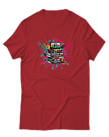 T-Shirt  Γυναικείο - 90s Classic - Color Thumbnail Κόκκινο