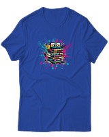 T-Shirt  Γυναικείο - 90s Classic - Color Thumbnail Μπλέ Ρουά