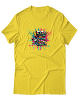 T-Shirt  Γυναικείο - 90s Classic - Color Thumbnail Κίτρινο Χρυσό