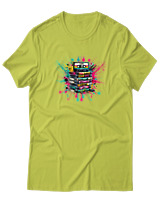 T-Shirt  Γυναικείο - 90s Classic - Color Thumbnail Λαχανί