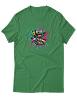 T-Shirt  Γυναικείο - 90s Classic - Color Thumbnail Πράσινο
