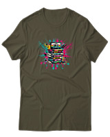 T-Shirt  Γυναικείο - 90s Classic - Color Thumbnail Χακί