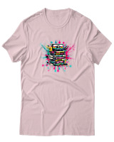 T-Shirt  Γυναικείο - 90s Classic - Color Thumbnail Απαλό Ροζ