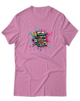 T-Shirt  Γυναικείο - 90s Classic - Color Thumbnail Ροζ