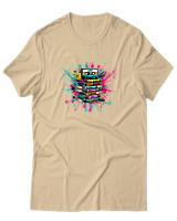 T-Shirt  Γυναικείο - 90s Classic - Color Thumbnail Μπέζ