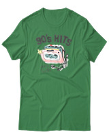 T-Shirt Αντρικό - 90's Hits - Color Thumbnail Πράσινο