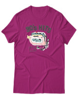 T-Shirt Αντρικό - 90's Hits - Color Thumbnail Φουξια