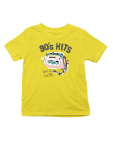 T-Shirt  Παιδικό - 90's Hits - Color Thumbnail Κίτρινο
